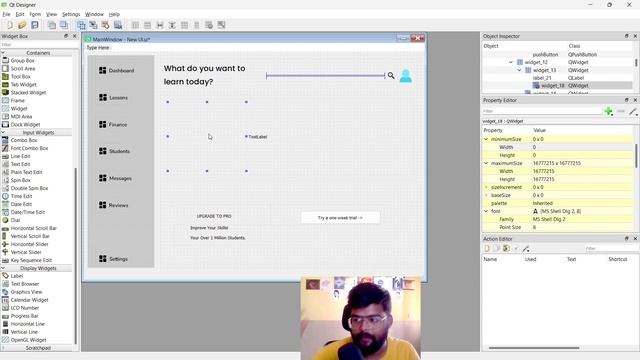Dashboard using PyQT 5 and QT Designer | Python | GUI Series | PART 9 | Code to Win смотреть онлайн