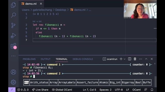 Intro to OCaml + Functional Programming смотреть онлайн