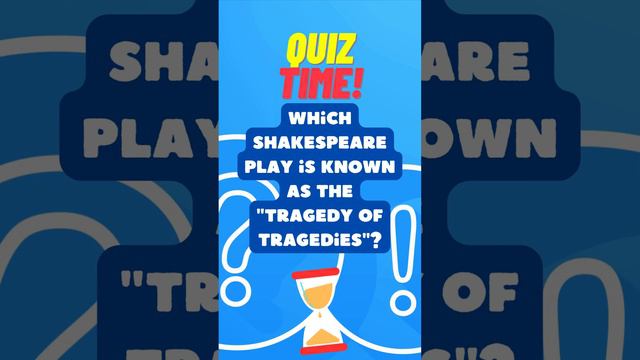 Which Shakespeare Play is So Tragic It's Called the "Tragedy of Tragedies"? смотреть онлайн