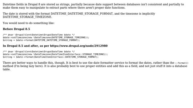 Drupal: Inserting the value from Datetime field form (4 Solutions!!) смотреть онлайн