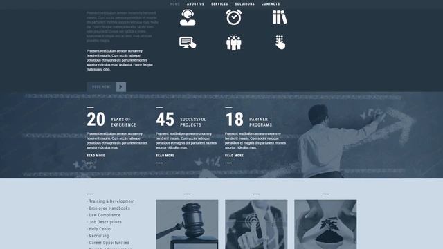 Consulting Responsive Website Template by WT - 53155 смотреть онлайн