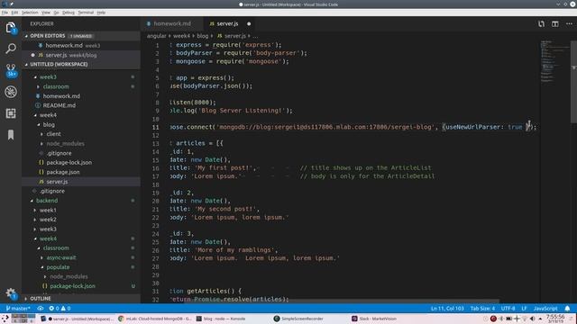 OK Coders - Angular - Blog Project - MongoDB смотреть онлайн