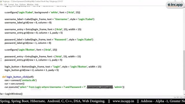 Part-02 Creating GUI Project Using Python | My Contact Book Project | INCAPP | Praveen Chauhan Sir смотреть онлайн