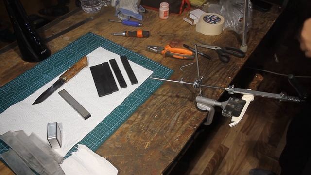 Два ножа , Х12МФ И ШХ-15 . Two knives, Kh12MF and ShKh-15. смотреть онлайн