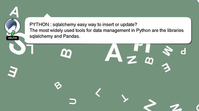 PYTHON : sqlalchemy easy way to insert or update? смотреть онлайн