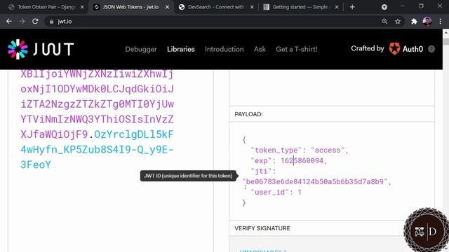 Python Django - JSON Web Tokens смотреть онлайн