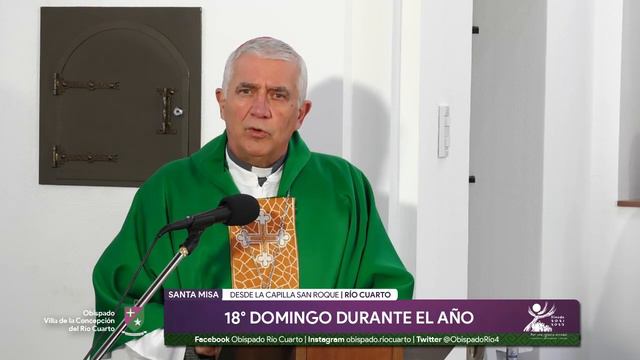 Santa Misa - 18º Domingo durante el Año - Mons. Adolfo Uriona смотреть онлайн