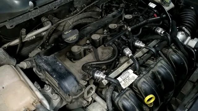 Замена передней левой пружины Ford C-Max часть 1 смотреть онлайн