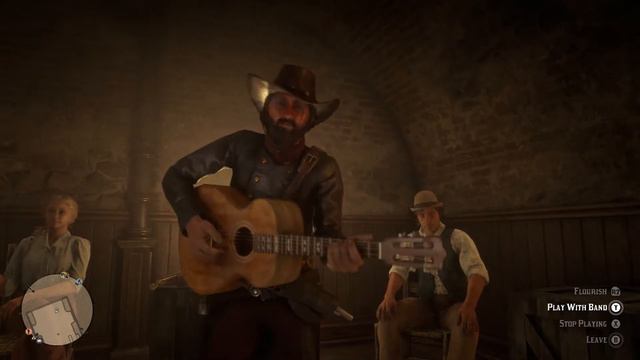 Me playing Guitar in Red Dead Redemption смотреть онлайн