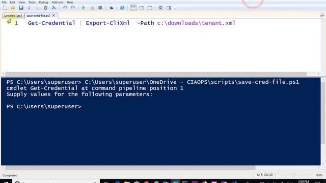 How to save login credentials to a file using PowerShell смотреть онлайн