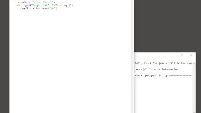 Python - Write to a text file (Append) смотреть онлайн
