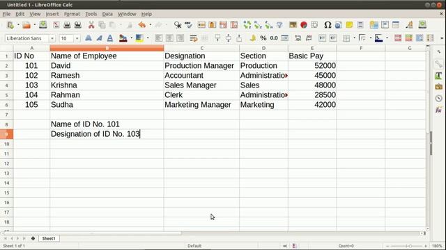 LibreOffice Calc - Vlookup смотреть онлайн