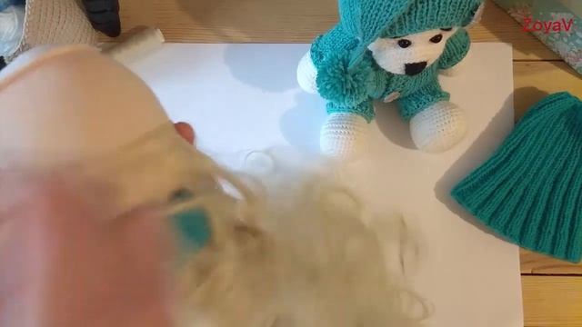 Пришиваю трессы интерьерной кукле смотреть онлайн