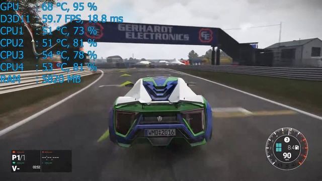 Project CARS - i3 6100 - GTX 970 - 1080p Gameplay / Benchmark смотреть онлайн
