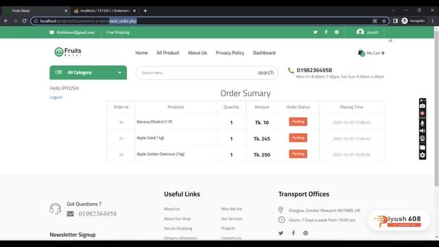 Download Free Fruit Ecommerce Website with Source code смотреть онлайн