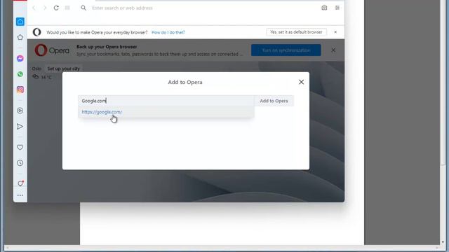Add a Site to Home Screen in Opera смотреть онлайн
