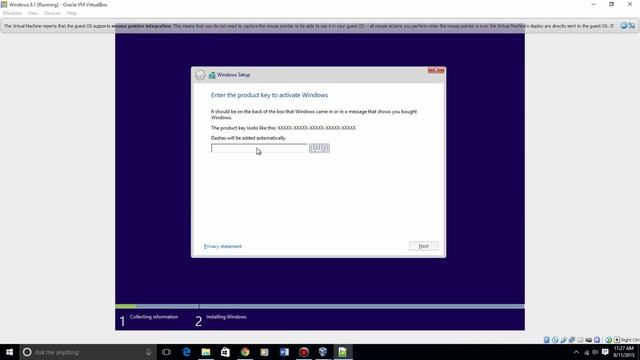 Windows 8.1 - Installation in Virtualbox смотреть онлайн