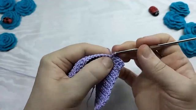 Буква Ж вязаная крючком/Мастер-класс/Алфавит смотреть онлайн