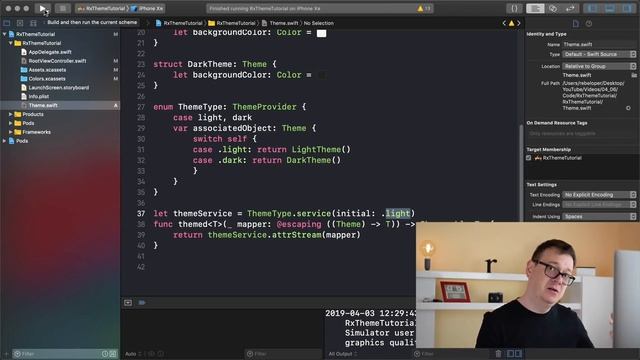 Dark Mode Theme: Creating Themes (Swift | Xcode) смотреть онлайн