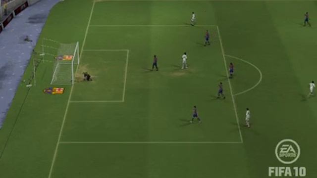 GRANERO AMAZING GOAL VS BARCELONA FIFA10 смотреть онлайн