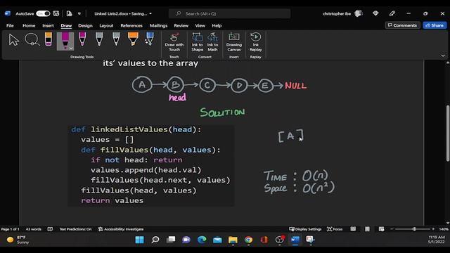 How To Put Values of a Linked List in an Array (Recursively part2) смотреть онлайн