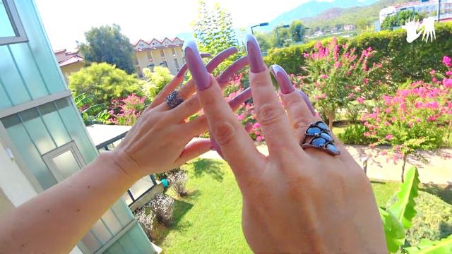 LONG NAILS ⛰️ Mountains Tapping