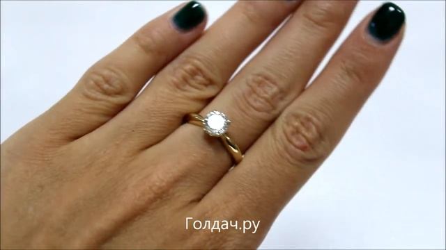 Кольцо с одним фианитом z13826372 смотреть онлайн