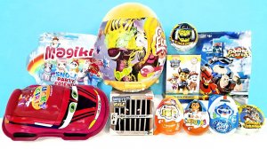 СЮРПРИЗ MIX! Монстр в кубе, Яйцо EKINIA, Paw Patrol, Power Players, Машинки Unboxing Kinder Surprise