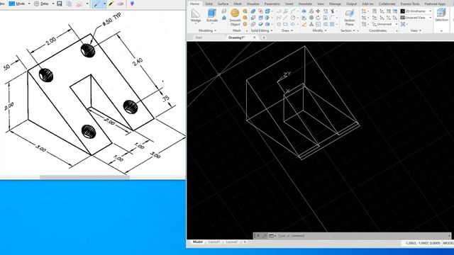 2022 DOBSON ADVANCED AUTOCAD BASIC WEDGE DRAWN смотреть онлайн