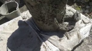 Изделия из бетона. Кашпо .