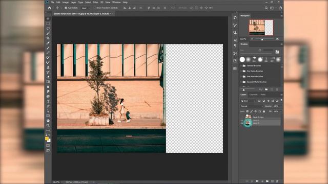 How to Stretch any image to 16:9 in Photoshop смотреть онлайн