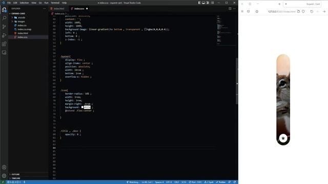 Expand Cards | HTML & SASS & JS смотреть онлайн