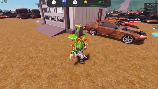 НА СВАЛКЕ ОТКРЫЛА БИЗНЕС МАСТЕРСКУЮ ПО РЕМОНТУ АВТОМОБИЛЕЙ! ROBLOX Car Mechanic Tycoon смотреть онлайн