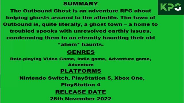The Outbound Ghost Game Release Date смотреть онлайн