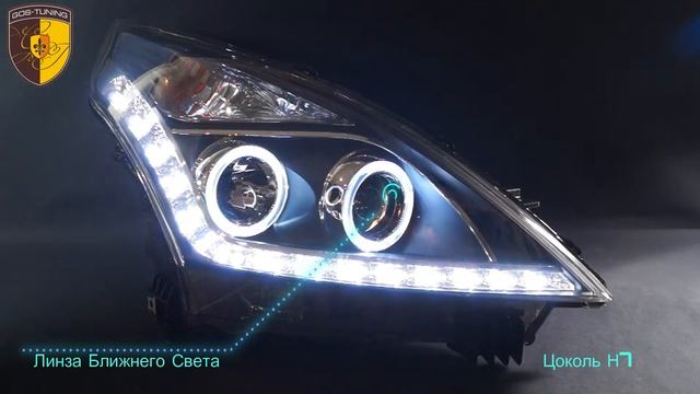 Тюнинг фары Ниссан Тиана / Headlights Nissan Teana J32 смотреть онлайн