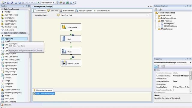 Pivot Transformation in SSIS (Part 1 of 4) смотреть онлайн