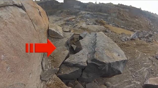 Гранитный карьер. Взрыв на гранитном карьере. Добыча гранита. Взрывные работы. Букинское габро смотреть онлайн