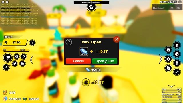 100 MAX OPENS in NEW Limited Summer island map | Anime Fighters Simulator смотреть онлайн