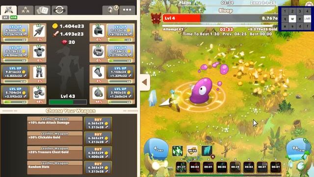 Clicker Heroes 2 One World Frenzy Challenge Speedrun in 7:43 [WR] смотреть онлайн