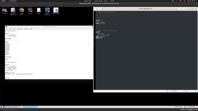 Select Statements with Aggregation смотреть онлайн