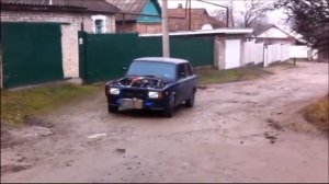 первый выезд ВАЗ 2105 16V на компрессоре