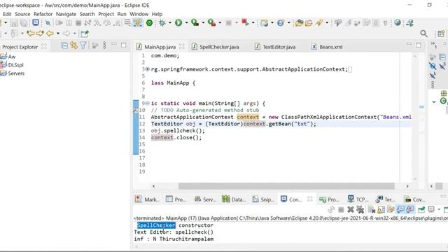 SPRING - 10 Bean AutoWiring смотреть онлайн