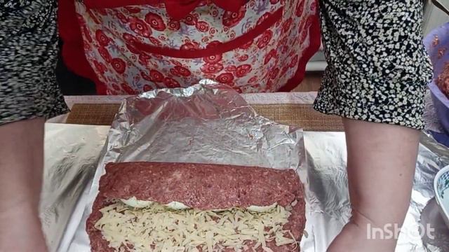 Рулет из фарша с яйцом. (Бычий глаз) смотреть онлайн