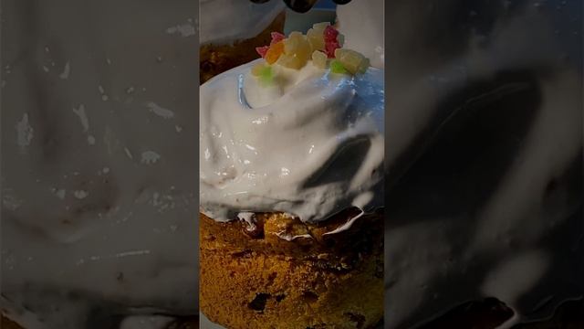 Идеальная белоснежная ГЛАЗУРЬ ДЛЯ КУЛИЧЕЙ без яиц