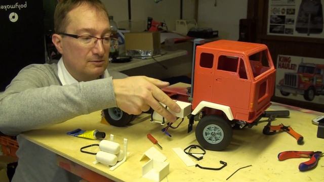 3D Printed RC Volvo F88 In 1:14 Scale  - Air Pressure Tanks And Battery Box