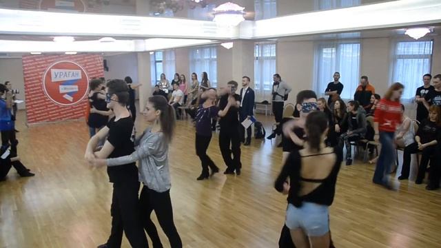 ХАСТЛ, УРАГАН 2017, Нерейтинговый турнир, Космос, 18 финала, заход 2 танец 1 смотреть онлайн