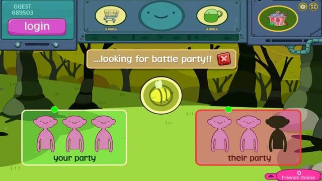 Adventure Time ᴴᴰ - Battle Party [ Full Gameplay ] - Adventure Time Games