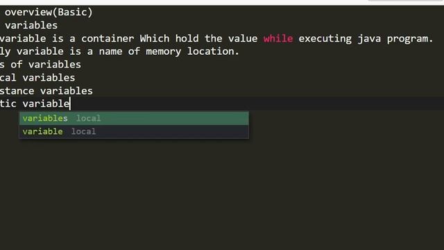 Variables in java and types смотреть онлайн