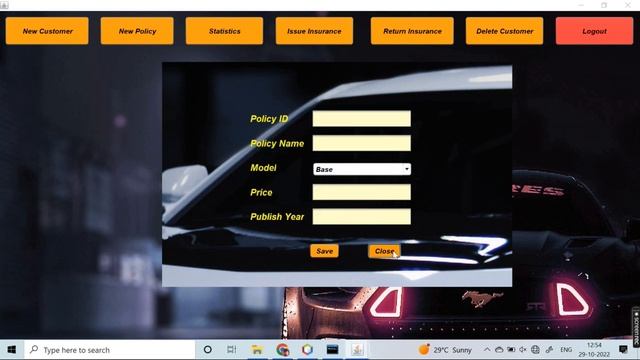 Car Insurance Management System Project in Java смотреть онлайн