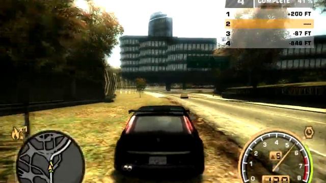 Need For Speed Most Wanted (2005) Gameplay Race 3 Blacklist 14 Sprint hwy 99 & State смотреть онлайн